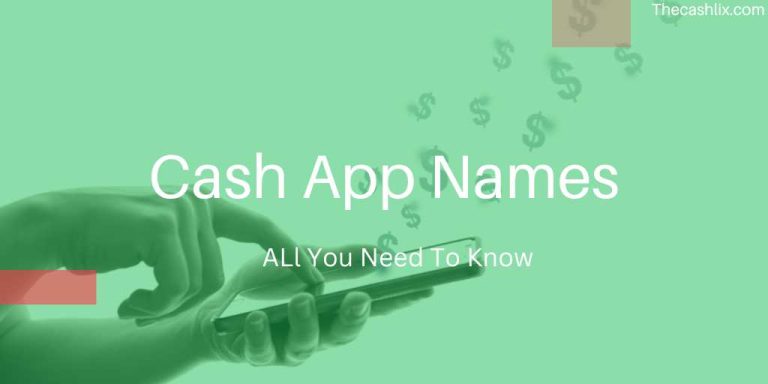 Cash App Names – Cool ideas